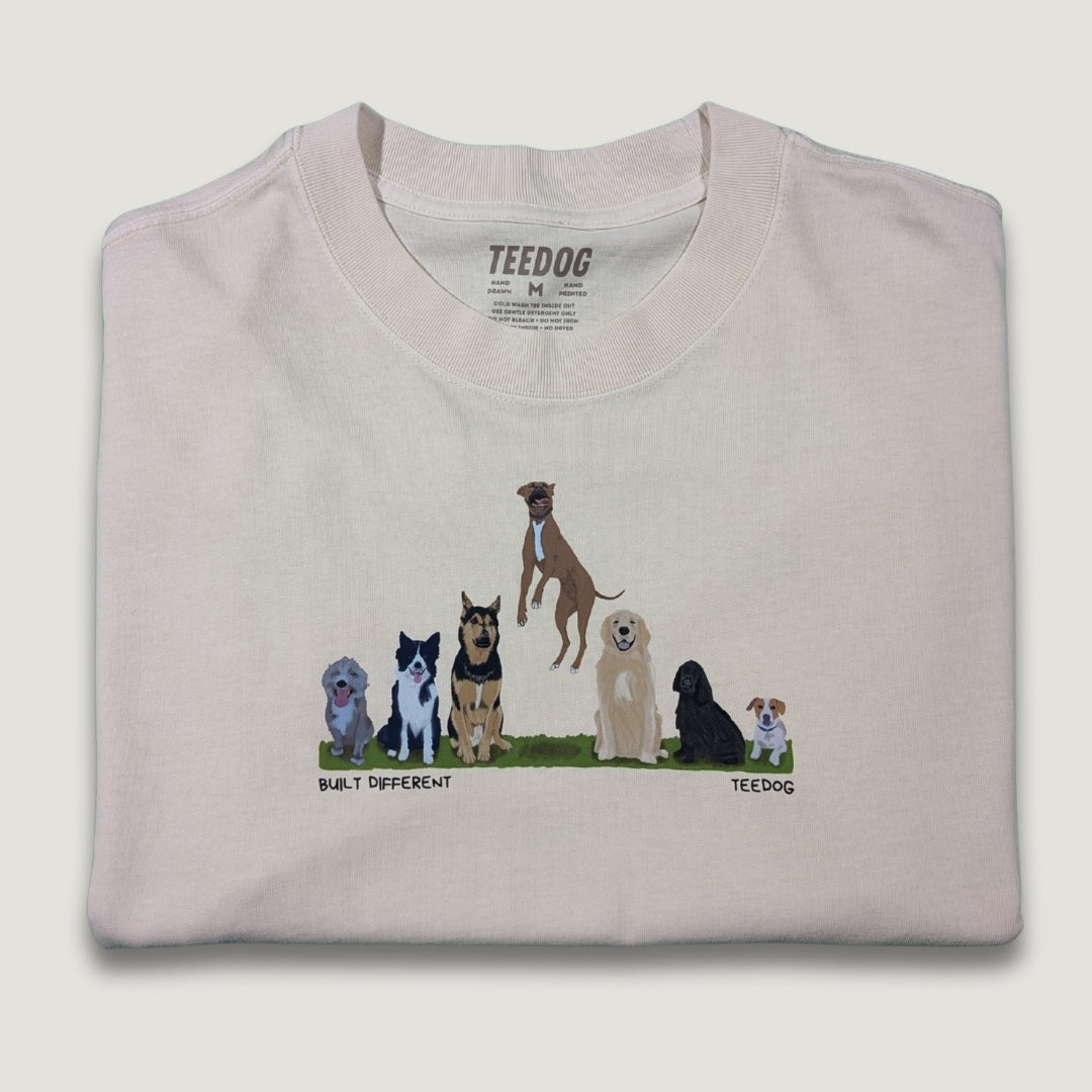 Built Different Dog T-Shirt