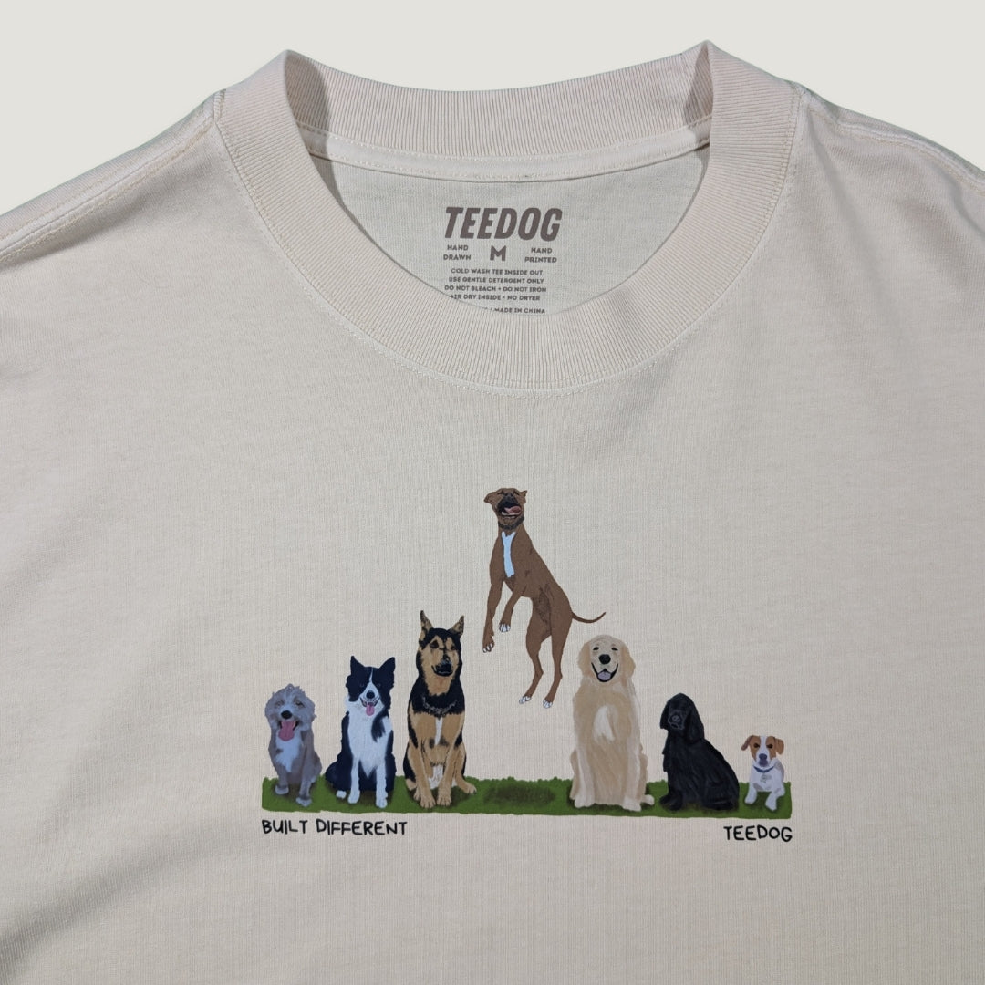 Built Different Dog T-Shirt