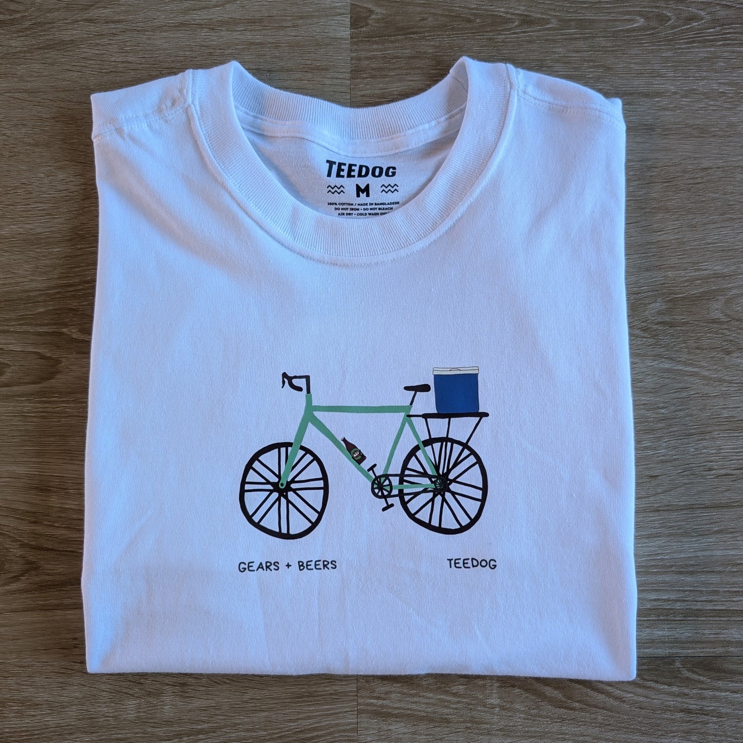 Gears and Beers Cycling T-Shirt