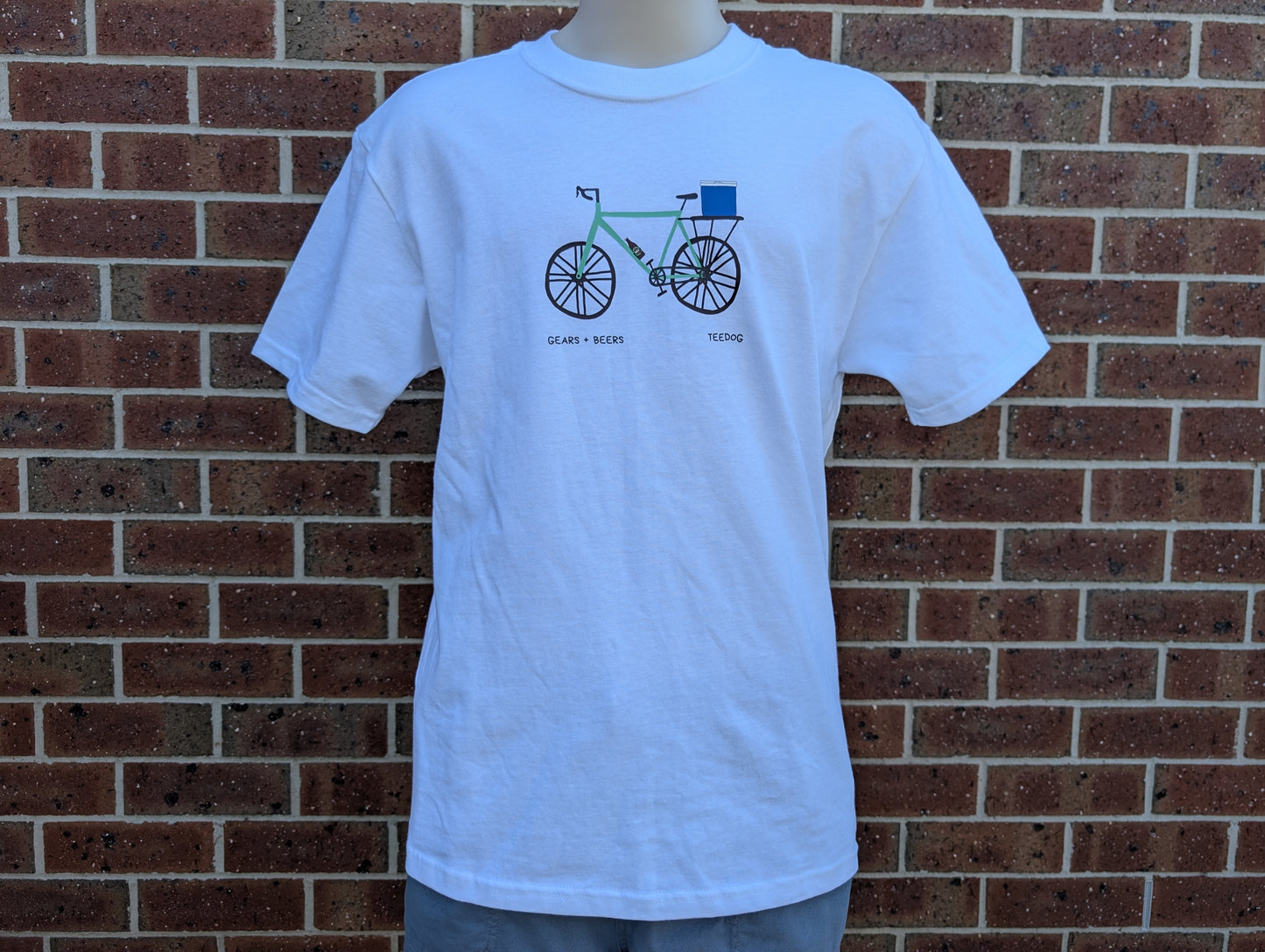 Gears and Beers Cycling T-Shirt