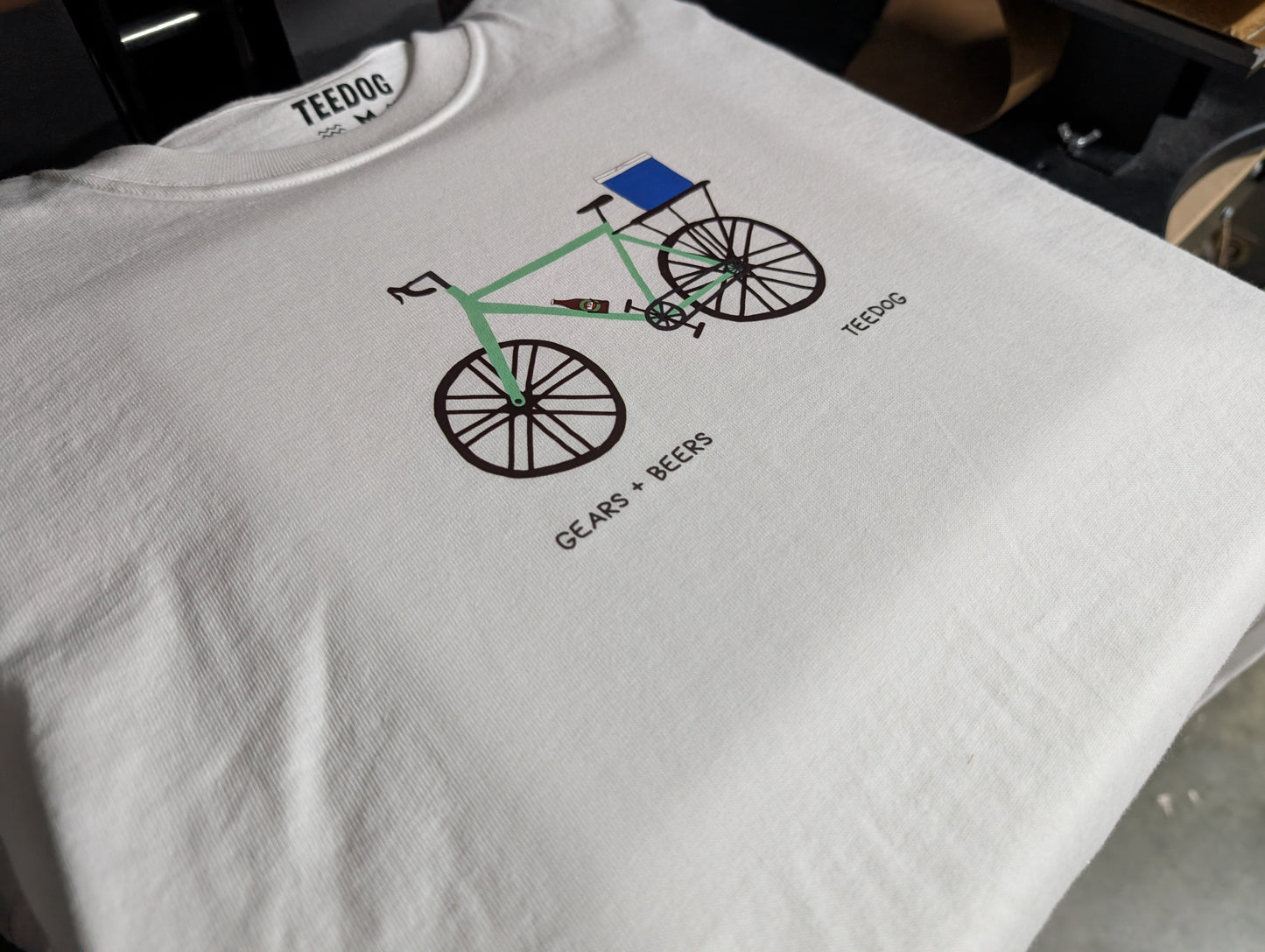 Gears and Beers Cycling T-Shirt