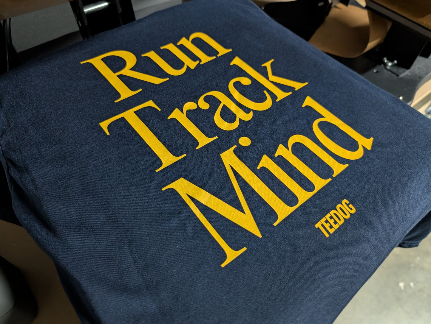 Run Track Mind Running Tee