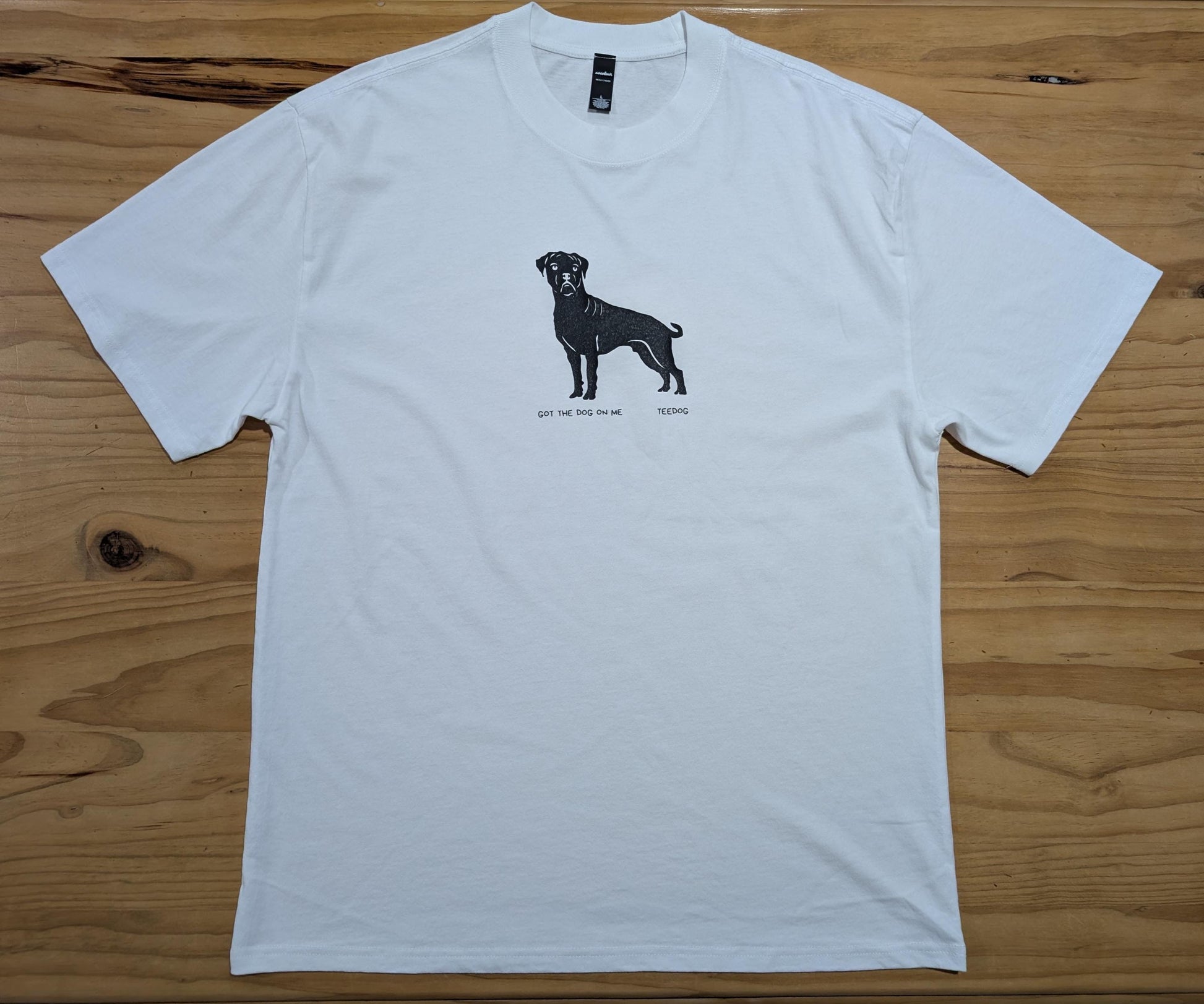 Boxer Dog T-Shirt, Hand Drawn Boxer Illustration, Gift for Dog Lovers, Unisex Cotton Tee, Boxer Mum & Dad Shirt, Hand Printed in Ballarat