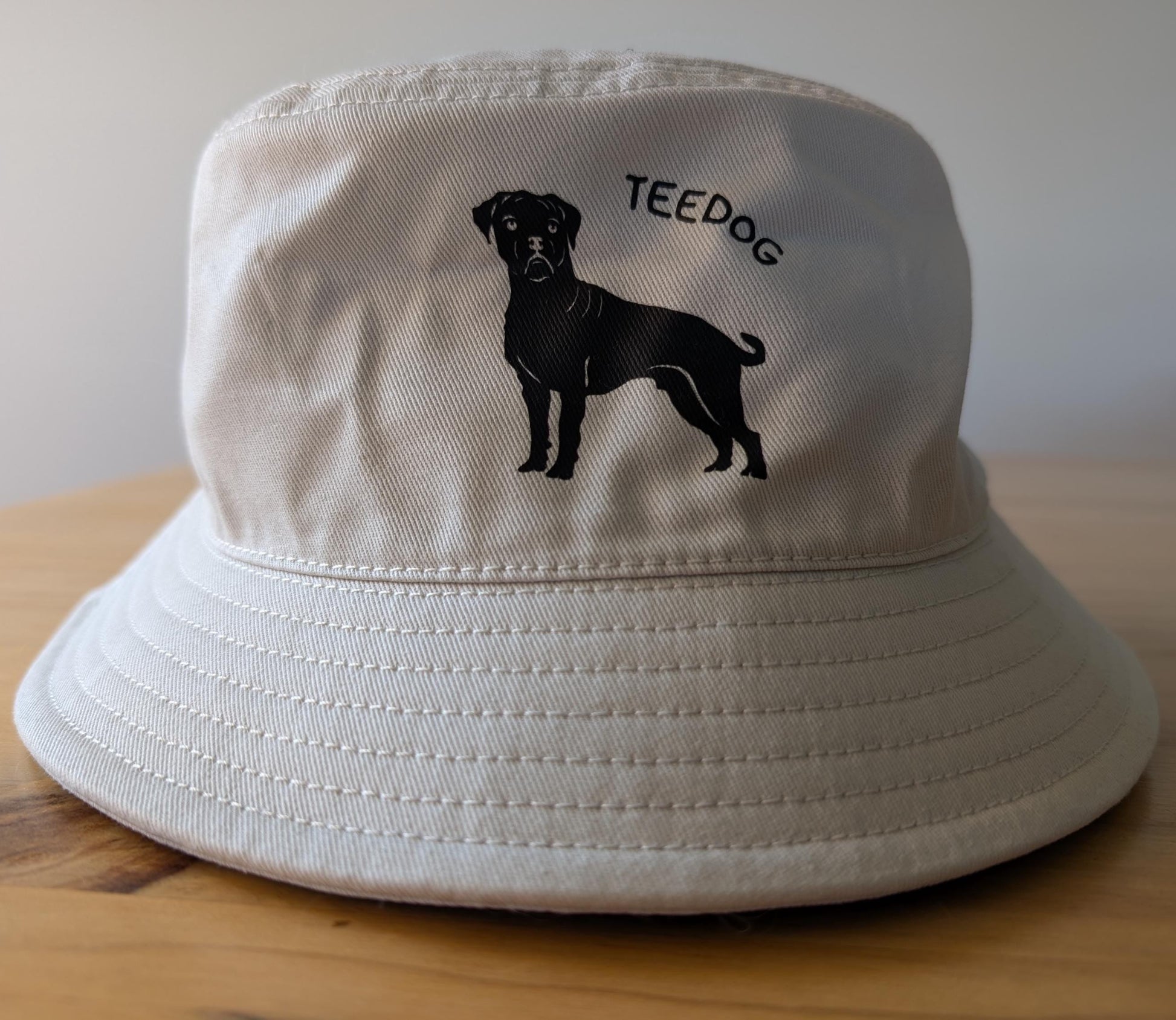 Boxer Dog Bucket Hat, Hand Drawn Boxer Illustration, Gift for Dog Lovers, Unisex Cotton Sun Hat, Boxer Mum & Dad Gift, Hand Printed Ballarat